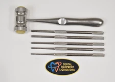 SALVIN DENTAL Mead/Mallet & Set of 5 Bone Tack Placement Instruments