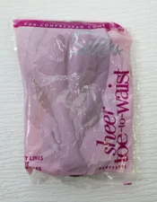 VINTAGE SILKIES  SHEER TOE-TO-WAIST PANTY HOSE 080202 - MEDIUM - BEIGE HONEY