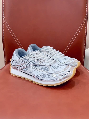 Bottega Veneta Schuhe Herren Silber Freizeit Plateau Schuhe - Bild 25 von 29