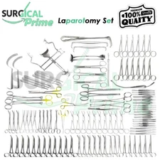 110 Pcs Laparotomy Set - Surgical Medical Instruments Stainless German grade