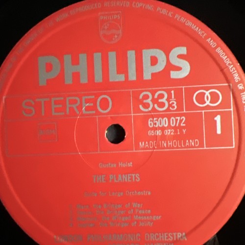 Holst- The Planets • FIRST PRESS IMPORT • Bernard Haitink • London Phil. Vinyl - Picture 3 of 24