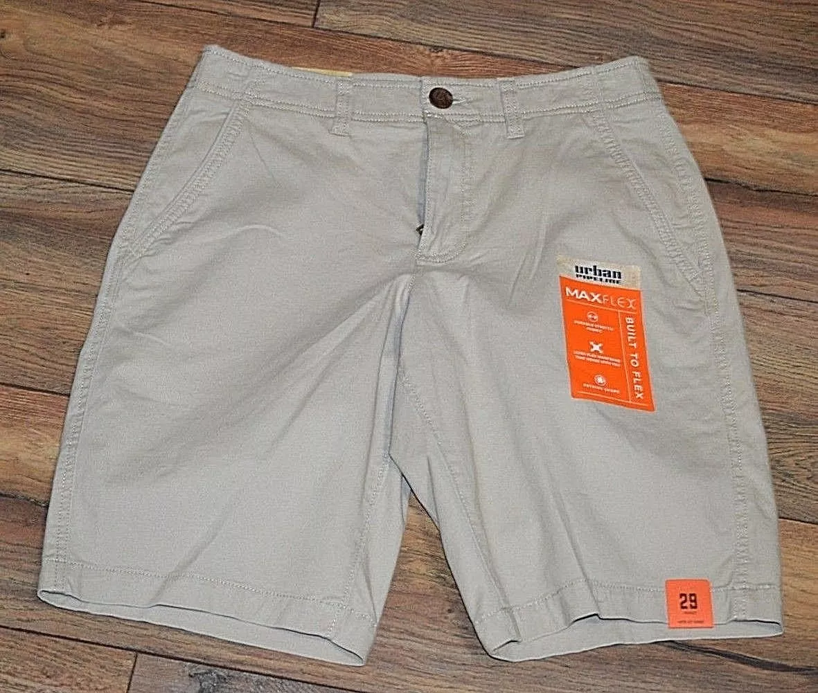Urban Pipeline Max Flex Waistband Casual Shorts Flat Front Feather