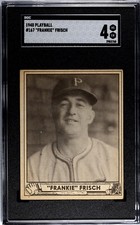 SGC 4 - 1940 Play Ball #167 Frankie Frisch Pittsburgh Pirates HOF - SUPERMAN