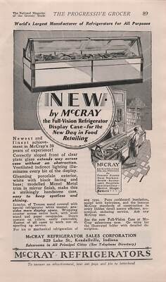 1928 McCray Refrigerator Sales Corporation Store Display Cases Vintage Print Ad