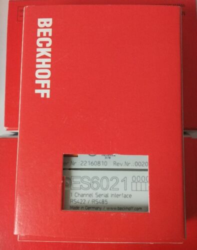 1PC BECKHOFF ES6021 ES 6021 PLC Module Expedited Shipping New In Box - Picture 1 of 1