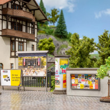 Colonnes et panneaux publicitaires - NOCH 14217 - HO 1/87