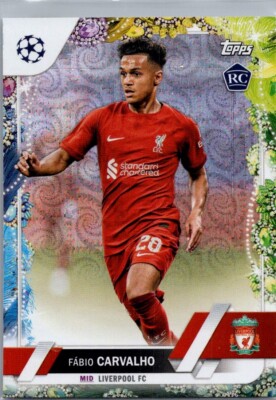 2023 Topps Carnival UEFA Samba Foil Fabio Carvalho Liverpool