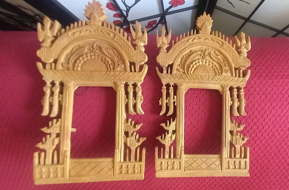  Набор резных деревянных рам 19 века ручной работы - Изображение 2 из 4