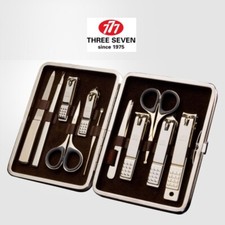 777 THREE SEVEN Nail Clipper Travel Manicure Grooming Kit 393WG MADE IN KOREA