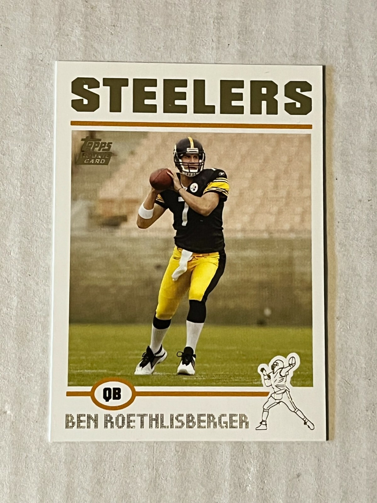 2004 Topps Gold Ben Roethlisberger Rookie #311 Mint | eBay