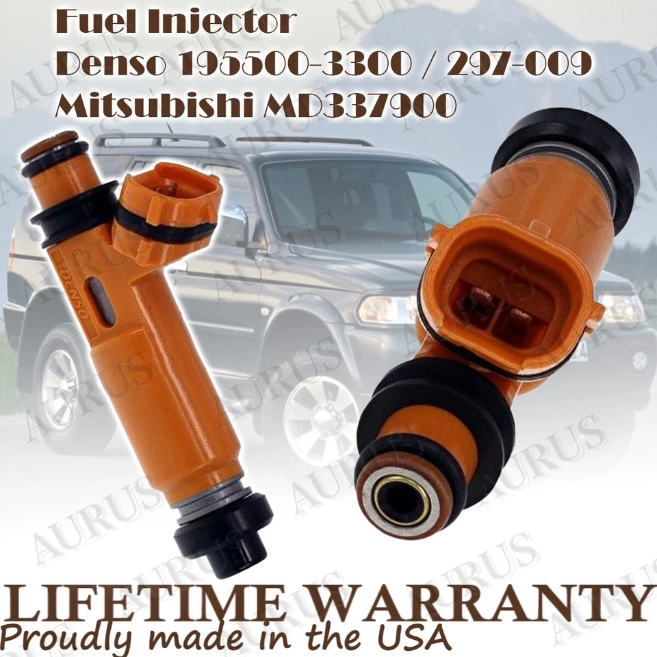 x6 OEM AURUS новые топливные форсунки для 1999 2000 2001 Mitsubishi Montero Sport 3,5 л - Изображение 3 из 4