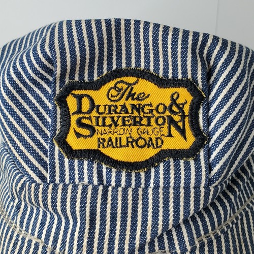 The Durango & Silverton Narrow Gauge Railroad Train Conductor Boys Hat Cap VTG - Picture 3 of 9