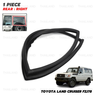 Weatherstrip Right Rear Door Glass Fits Toyota Land Cruiser FZJ78