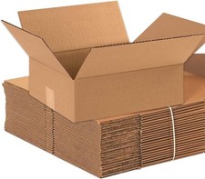 12 x 10 x 4 Shipping Boxes Moving Boxes Corrugated Kraft 25/Bundle 25/Pack