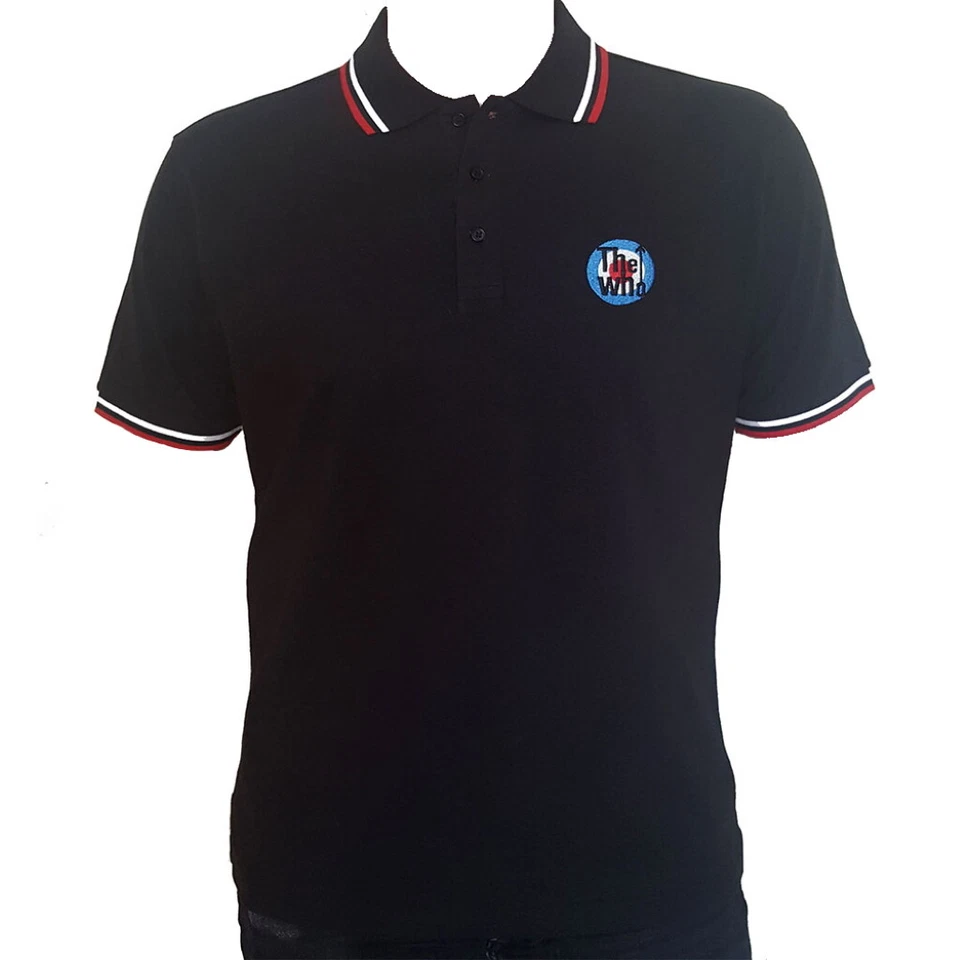 The Who 'Target' (Noir) Chemise Polo - NOUVEAU ET OFFICIEL! - Photo 1/1