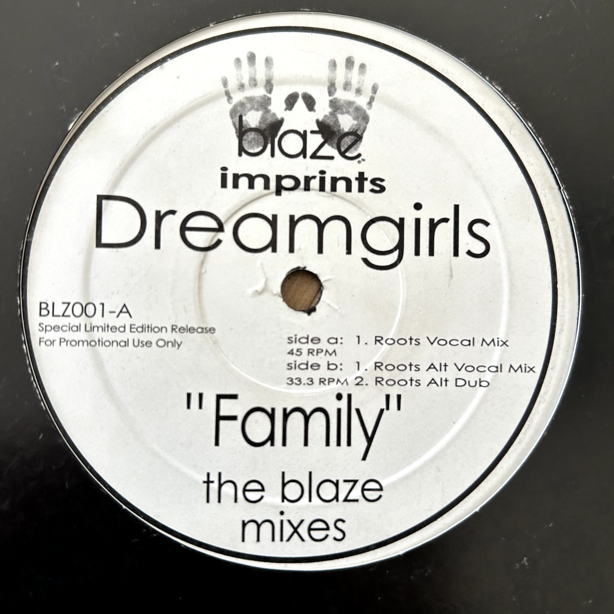 RARE Dreamgirls Jennifer Hudson ‎Family (The Blaze Mixes) 12