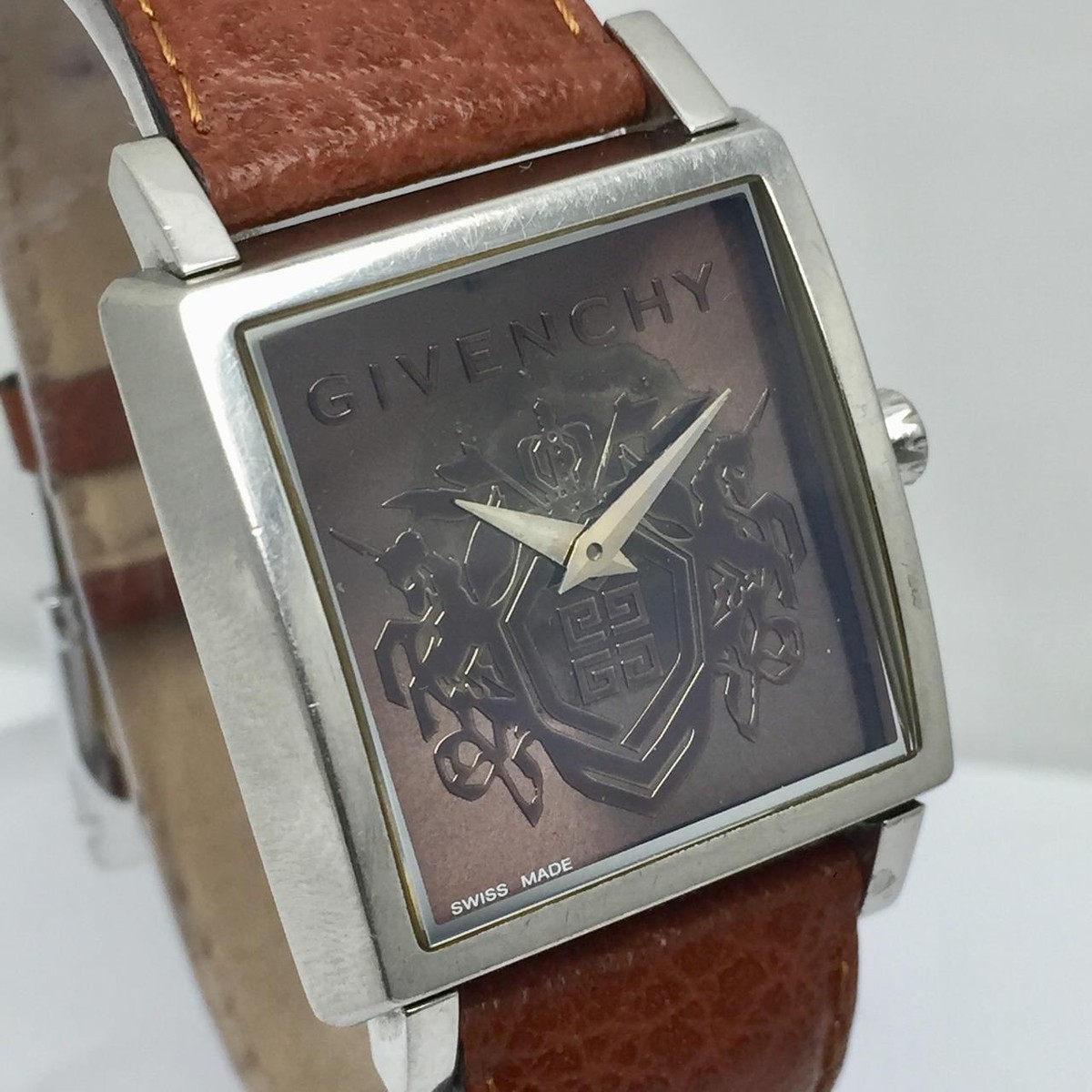 GIVENCHY Vintage leather Watch Givenchy Vintage Ladies Watch: 90s Golden Roman Numerals  main image 4