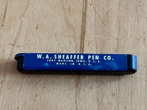 Vintage Sheaffer's Fineline Mechanical Pencil Erasers Tin With 1 Eraser - Picture 3 of 3