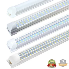 T8 LED Tube Light Bulbs 2FT 4FT 6FT 8FT Integrated LED Shop Light Fixture Garage
