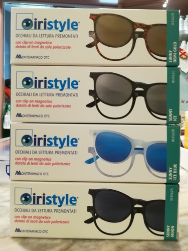 Iristyle occhiali da lettura con clip lenti sole polarizzate - Farmacia  Succi | eBay