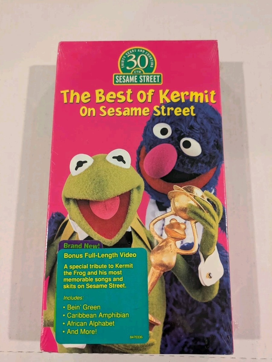 Sesame Street - The Best of Kermit the Frog (VHS, 1998) New Sealed