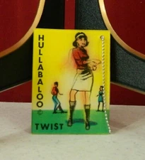 Go-Go Hullabaloo Discotheque Dancer 1960s Vari-Vue Flicker Twist Keyring