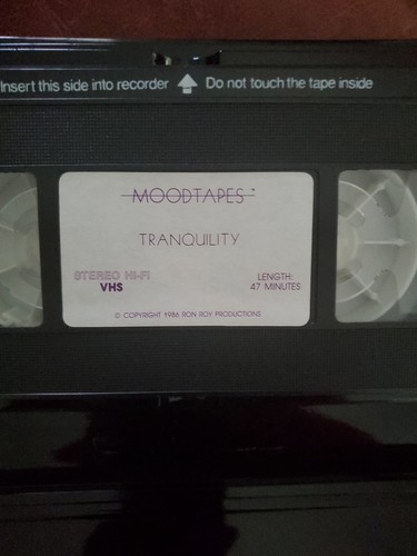 Moodtapes Tranquility VHS Hi Fi Rare Eric Bikales New Age - Picture 5 of 5