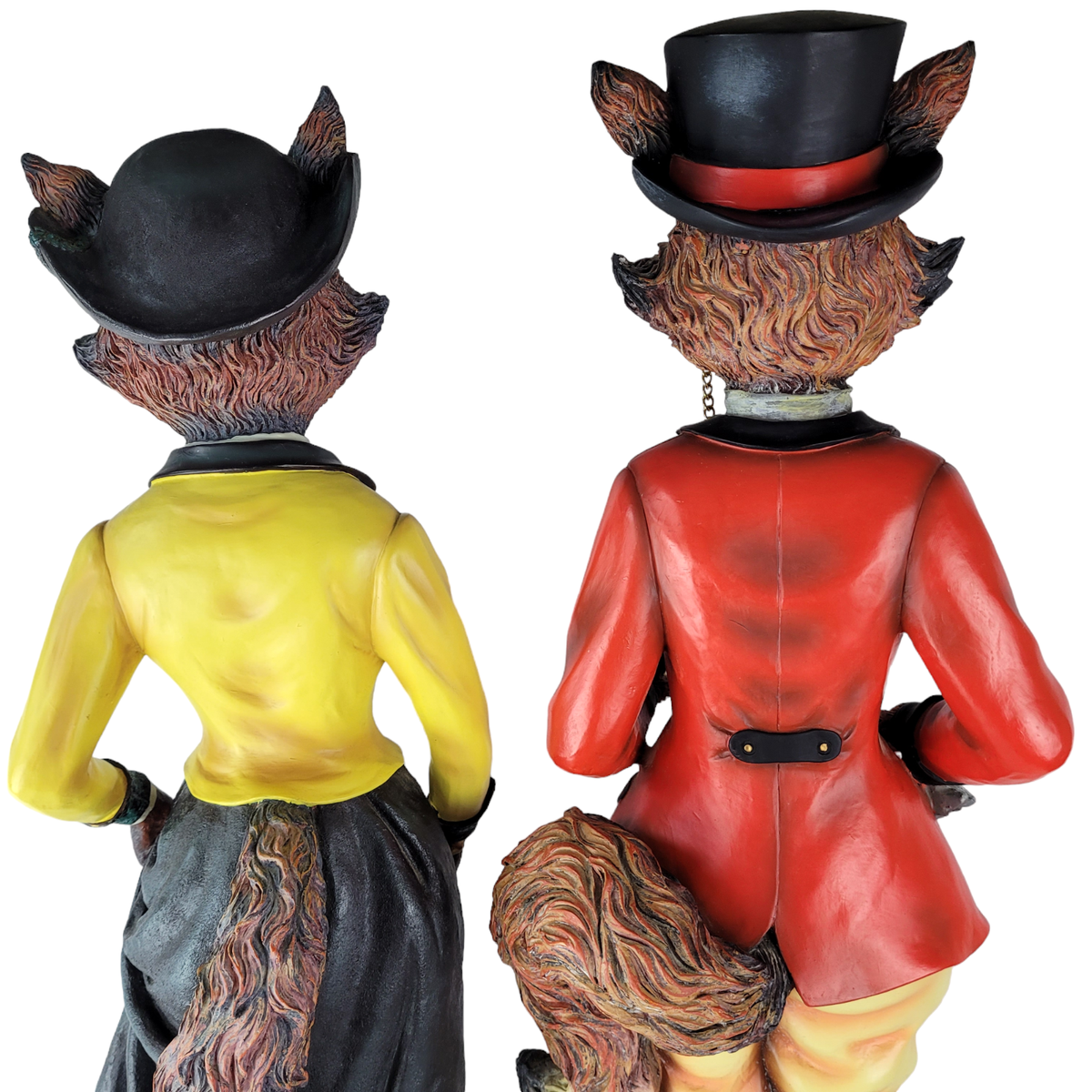 Winterthur Mr & Mrs Lord Fox Hunt English Library Statues