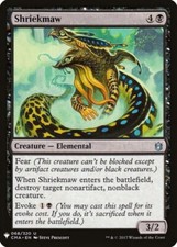 mtg magic shriekmaw ENGLISH hurlegueule mystery booster the list lorwyn 3 availa