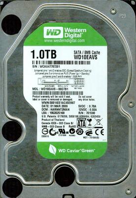 WD10EAVS-00D7B1 DCM: *NNT2* WESTERN DIGITAL SATA 1TB | eBay
