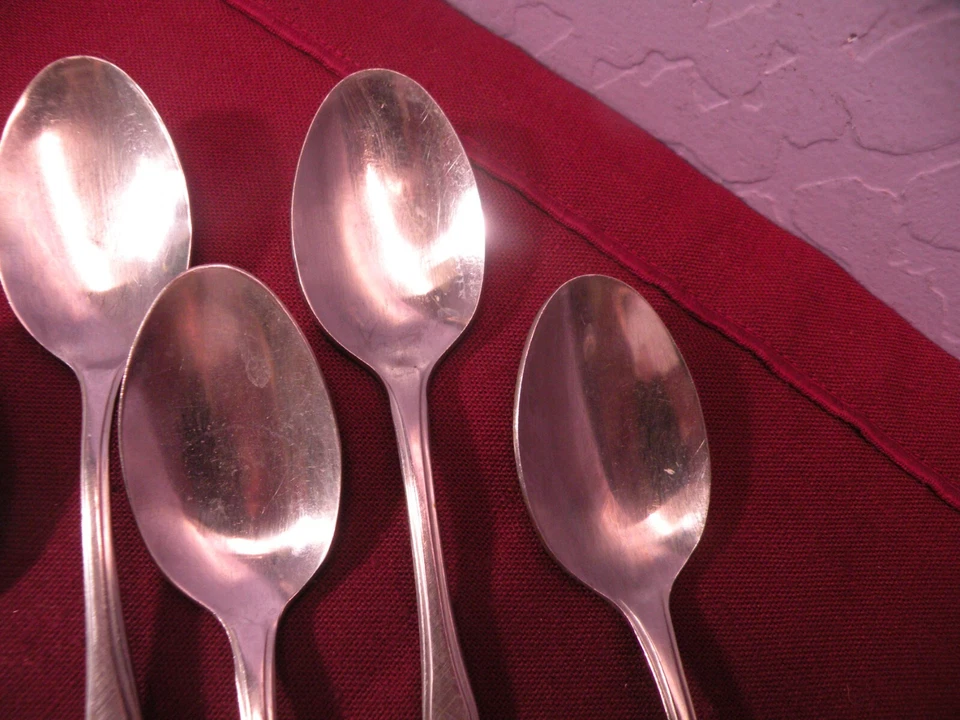 Juego de 6 cucharaditas de acero inoxidable Rogers GLENDALE 6" Foto 3 de 4