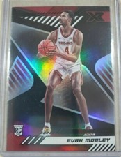 EVAN MOBLEY 2021-22 Chronicles XR Black Exclusive Rookie Card Foil Chrome RC SP