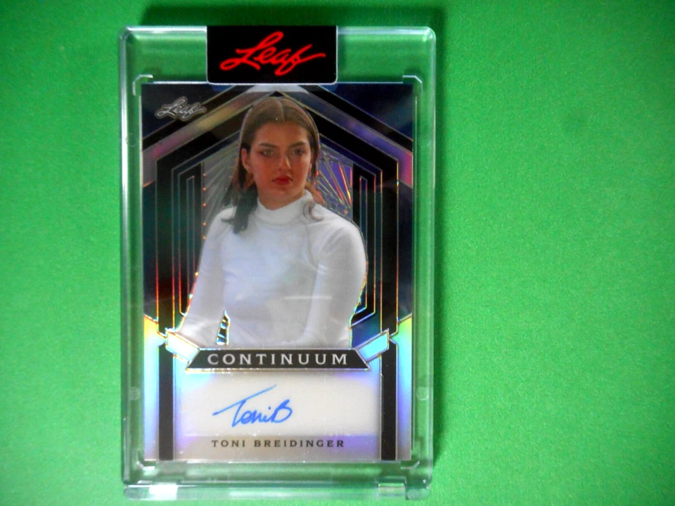 Toni Breidinger 2023 LEAF Multi-Sport CONTINUUM Sealed Autographed Card SER# /67 - Image 2 of 3