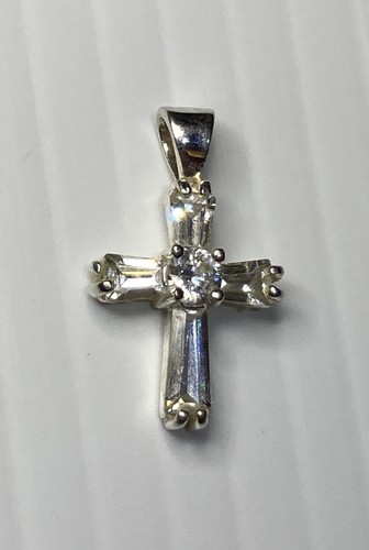 Small Sterling Silver Cubic Zirconia 