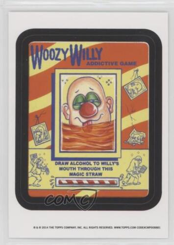 2014 Topps Wacky Packages Old School Series 5 White Back Woozy Willy 1q9 - Picture 1 of 3