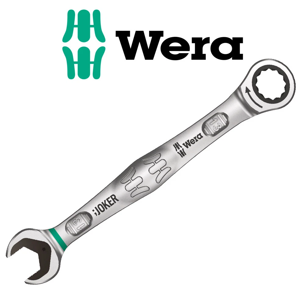 WERA 13mm JOKER Combination Combi Open End Ratchet Ring Spanner