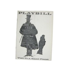 Visit to a Small Planet Playbill 1957 Booth Theatre Cyril Ritchard Edward Andrew