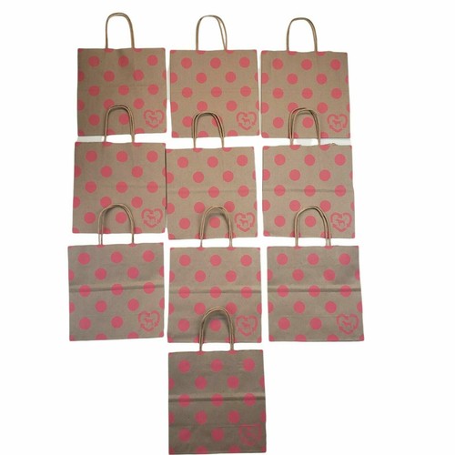 10 New Victoria's Secret SMALL/Paper Pink VS Logo Pick Shopping Bag/ Tissue/ Box - Picture 6 of 49