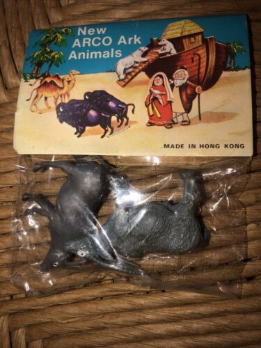 Vintage 1960’s Arco Noah's Ark Animals Elk - New in Package- Pristine