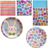 Easter Decorations Easter Paper Plates Easter Napkins And Easter Tablecloth D... on sale Easter Decorations Easter Paper Plates Easter Napkins And Easter Tablecloth D... on sale