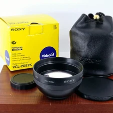 🌸[MINT] Sony VCL-2052K Tele Conversion Lens x2.0 Handycam From Japan