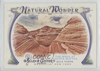 2014 Topps Allen & Ginter's Natural Wonder The Wave At Coyote Buttes #NW-16 1u7