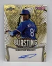 2025 Leaf Vivid Sebastian Walcott Rangers Yellow Bursting One of One Auto 1/1