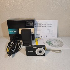 Fujifilm FinePix J Series J10 8.2MP Digital Camera For Parts / Repair Bad Screen