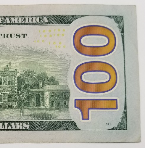 X Suffix One Hundred Dollars US Federal Reserve New York $100 Series 2009 A Note - Picture 8 of 9