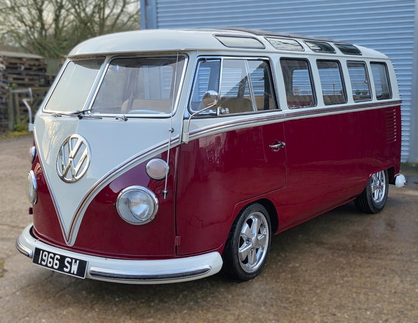 1966 VW Type 2 T1 Samba 21 Window Ready To Show Example