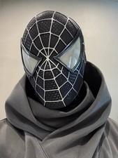 US Handmade Classic Toby Spider-man 3D Mask Face Shell Eyes Helmet Cosplay Prop