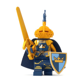 LEGO Castle Kings Crown Knight Minifigure 852293 Breastplate 7097 Gold King 7094