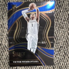 🔥2023-24 Panini Select Victor Wembanyama #288 Blue Courtside Rookie Spurs 🔥