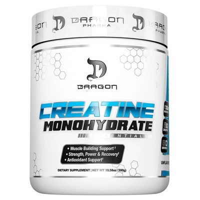 Dragon Pharma Creatine Monohydrate 60 Servings Muscle Recovery Unflavored